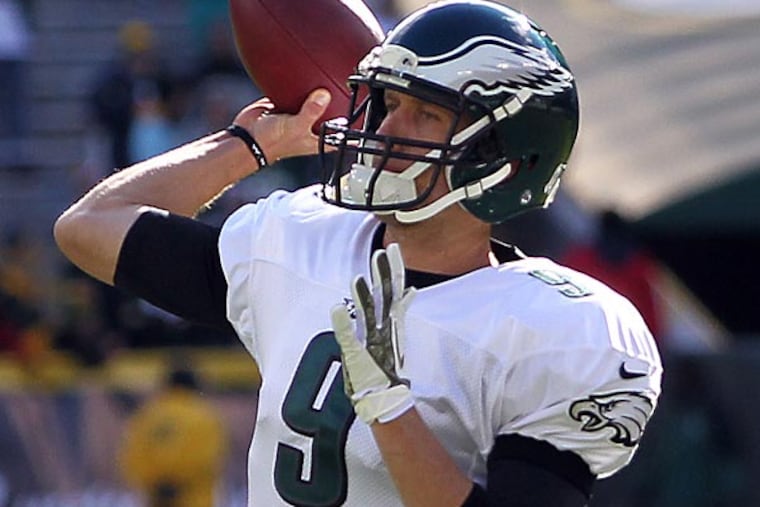 Eagles quarterback Nick Foles. (David Maialetti/Staff Photographer)