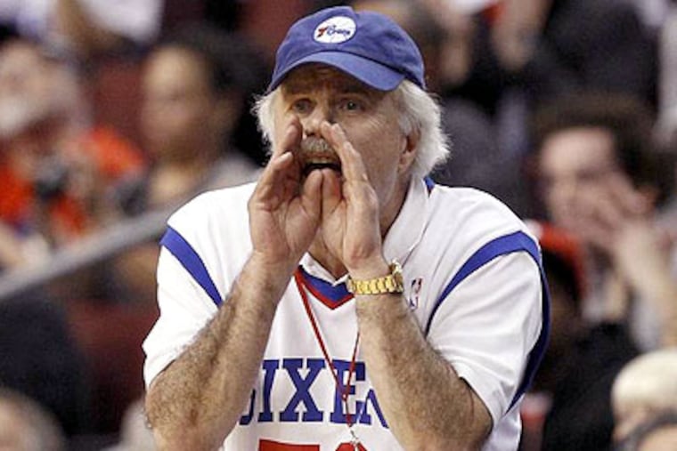 Alan Horwitz yells during Game 6 against the Chicago Bulls in the first round of the NBA Eastern Conference playoffs.