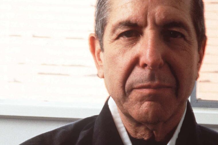 Leonard Cohen in 1995. His work will be celebrated Tuesday in West Phila.
