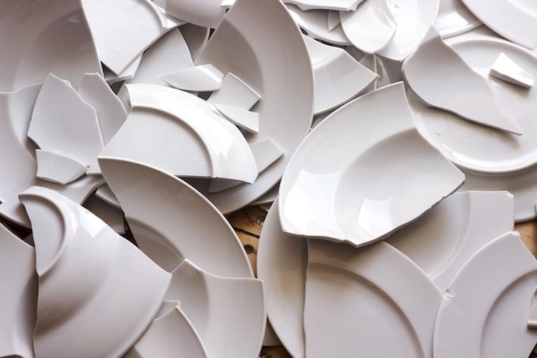Who would break a perfectly good plate?