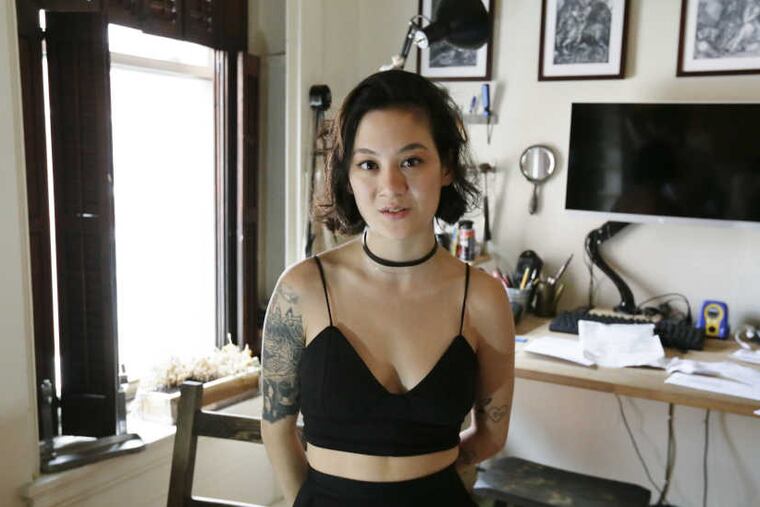 Philadelphia songwriter Michelle Zauner, who records as Japanese Breakfast, in her Center City apartment. Her new album is “Soft Sounds From Another Planet.”