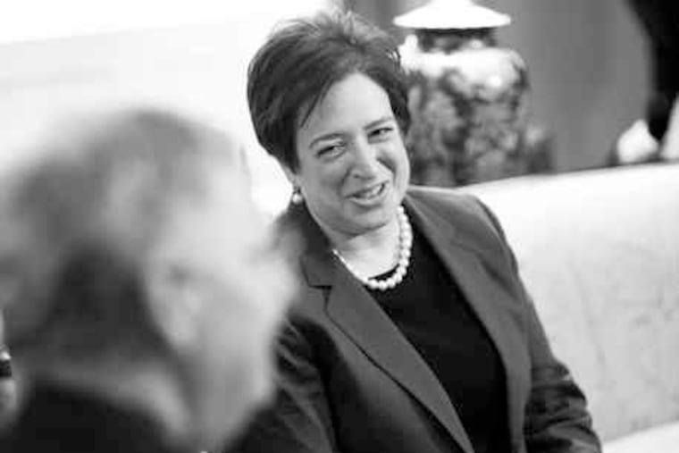 In a prelude to her confirmation hearings, Elena Kagan meets with Sen. Mitch McConnell (R., Ky.). Evidence on her stand in claims cases is thin.