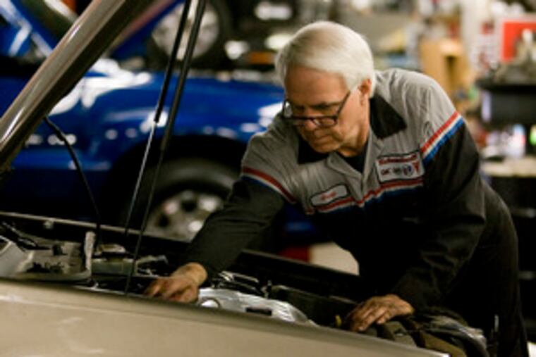 "Sometimes you've got to eat one, as they say in the business," says Greg Seaman, an Eckenhoff service technician.