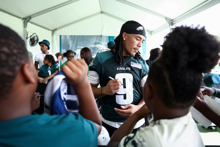Eagles wide receiver Makai Lemon had been sidelined with a hamstring injury.