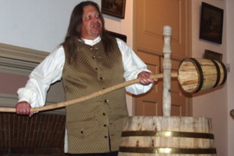 Beer historian Rich Wagner will show how the colonists made beer Aug. 24 at the Mercer Museum in Doylestown.