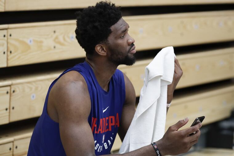 Joel Embiid continues his reign over social media.