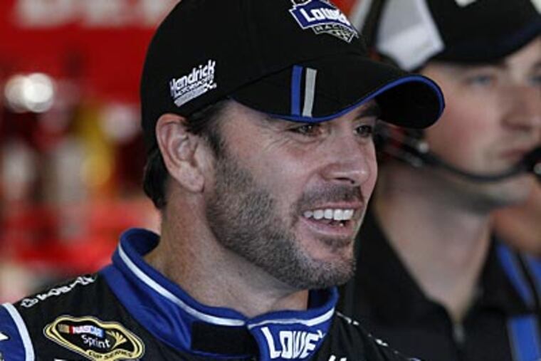 NASCAR driver Jimmie Johnson. (AP Photo/Tony Gutierrez)