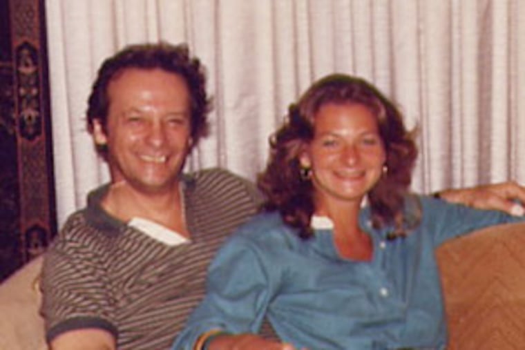 The writer with her father, Frank Scottoline.