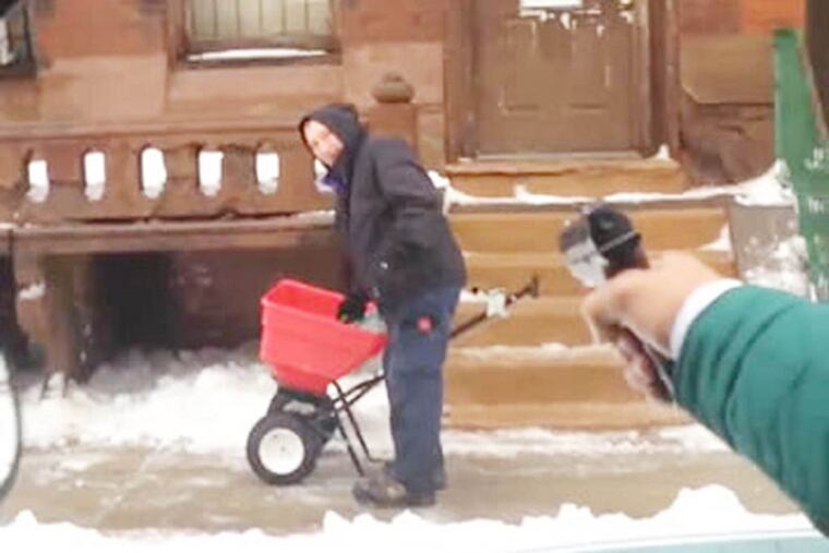 This terrifying image is taken from a video posted to Instagram.