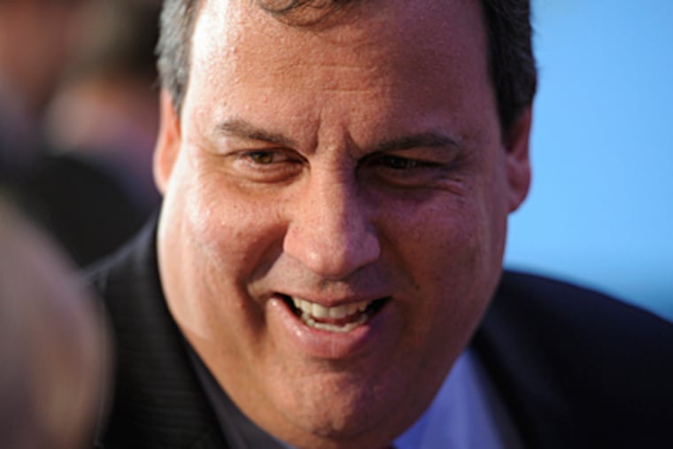 Gov. Christie : "It's a new game in town" and unions "have to get used to it." (Cliff Owen / Associated Press file)