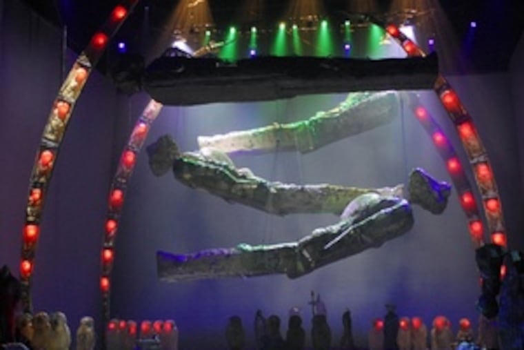 "Das Rheingold," in Lincoln Center Festival's Ring cycle by the Kirov Opera: Vague production values, but every orchestral moment dramatically alive.