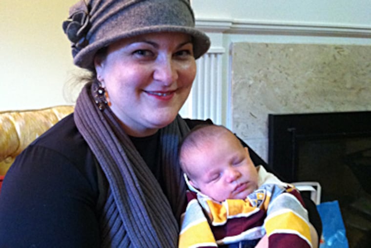 Jessica Zisserman, with Hillel, was amazed by care she got, given the closing. HAROLD BRUBAKER / Staff