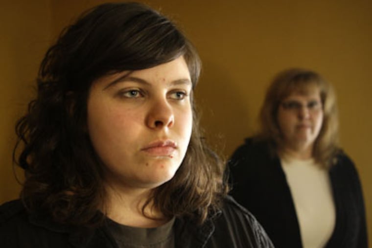 Hillary Transue created a MySpage page mocking her assistant principal. Her mother, right, unknowingly waived counsel, and Judge Mark A. Ciaverella Jr. dispensed with the case in a minute. (AP)