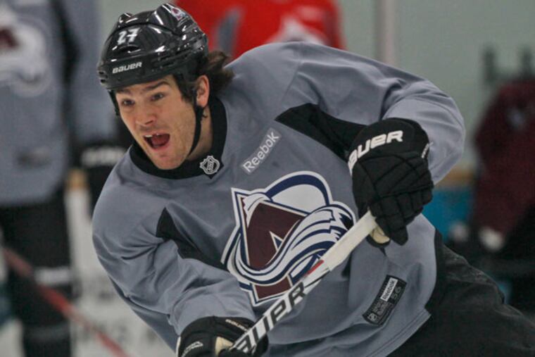 Steve Downie. (David Zalubowski/AP file)