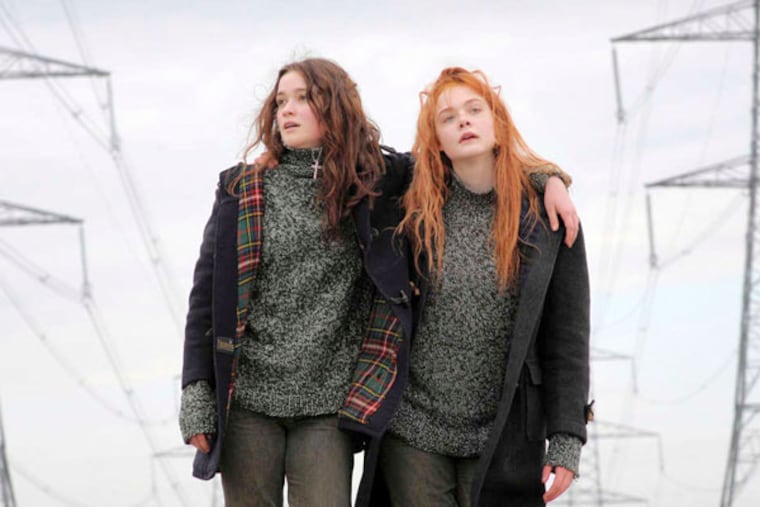 "Ginger & Rosa" stars Alice Englert (left) as Rosa, and an astonishing Elle Fanning as Ginger. They play best friends in 1962.