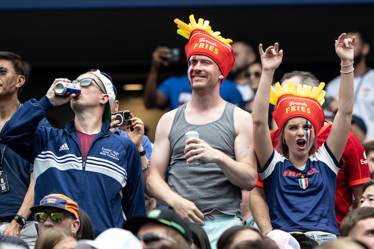 France fans say they can see the similarities between Paris and Philadelphia.