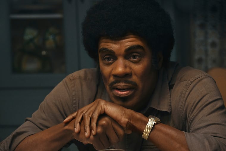 This image released by Lionsgate shows Colman Domingo as Joe Jackson in a scene from "Michael." (Glen Wilson/Lionsgate via AP)
