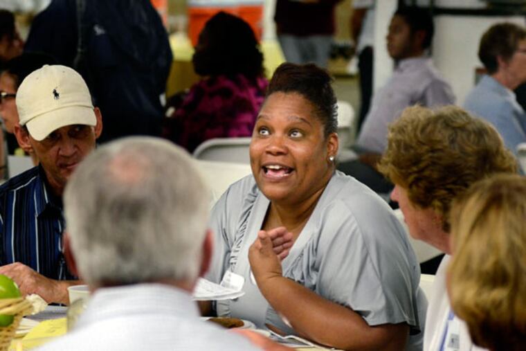 “I try to babysit, do hair, do anything I can,” said Angela Sutton, whose benefits amount to roughly half the poverty rate for a family of three. (TOM GRALISH/Staff Photographer)