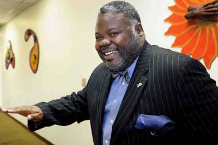 Randy Robinson, 45, strikes an '80s dance pose. He was featured on the Phila.-based television show "Dancin' on Air."