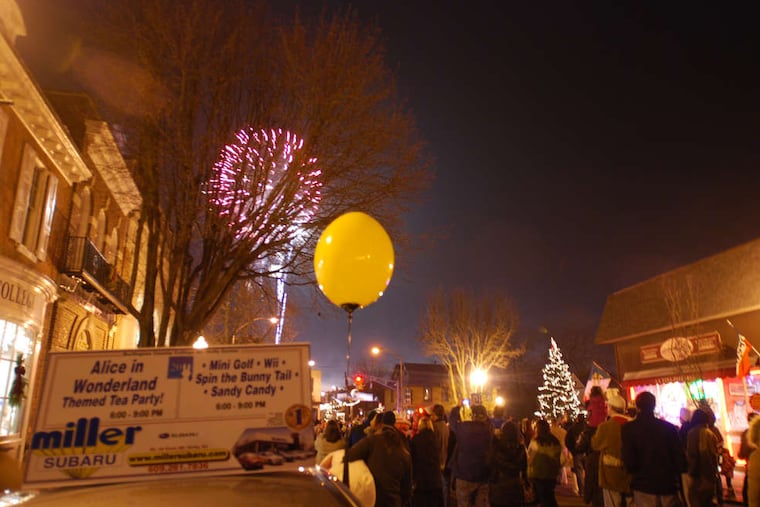 The First Night celebration along Mount Holly's High Street will include a pet parade with prizes, music performances, dancing, face painting, a children's art contest, and fireworks.