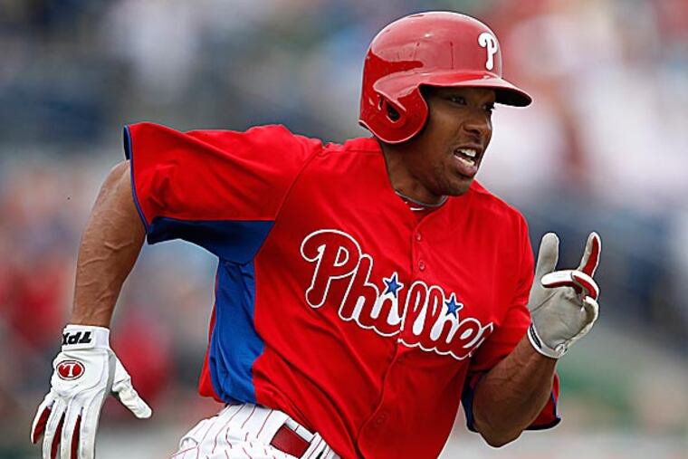 With less than a week before the start of the season, the Phillies are still mulling their options at the top of the order. (David Maialetti/Staff Photographer)