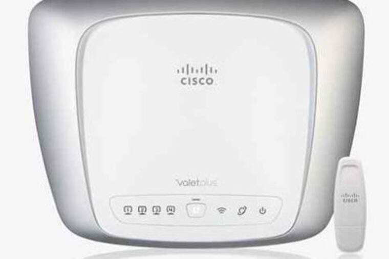 The setup of most wireless routers scares people, and a significant share of buyers (like 20 percent) wind up taking them back to the store for a refund, admit the folks at Cisco, a major supplier. Now to the rescue comes the Cisco Valet - $99 for the basic, M10 model version.
