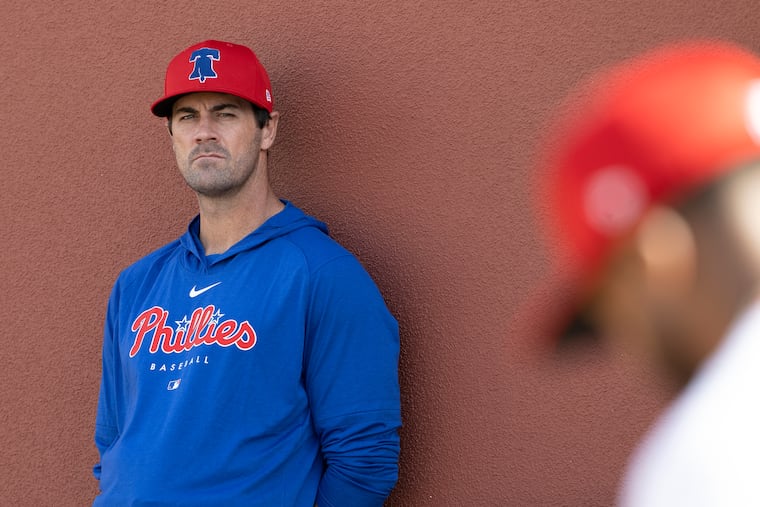 Former Phillies ace Cole Hamels, seen here during spring training, has called a handful of games for NBC Sports Philadelphia this season.