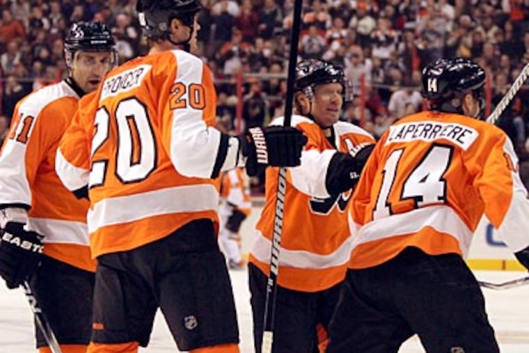 The Flyers open a six-game homestand against Columbus tonight. (Yong Kim/Staff Photographer)