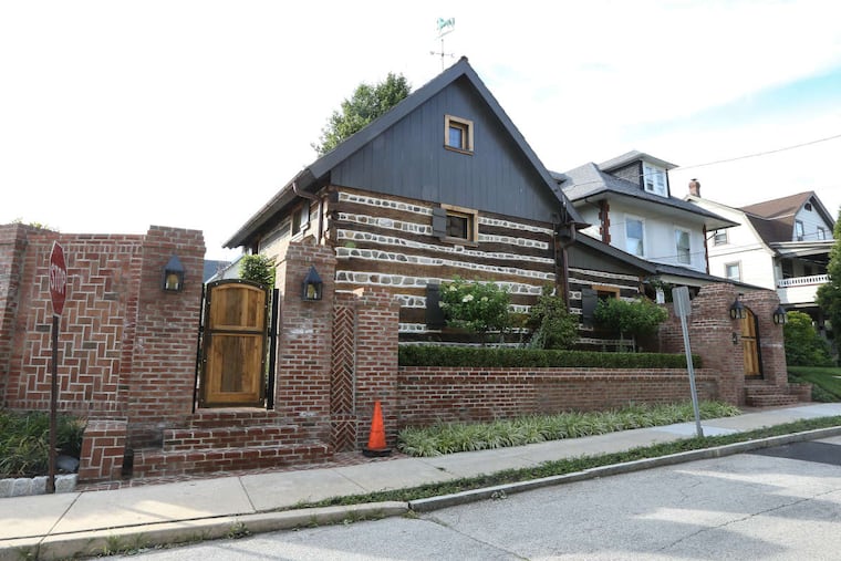 Jude Plum discovered this 300-year-old log home under layers of exterior. For four years, he has researched and restored this oddity right next to Bryn Mawr Hospital.