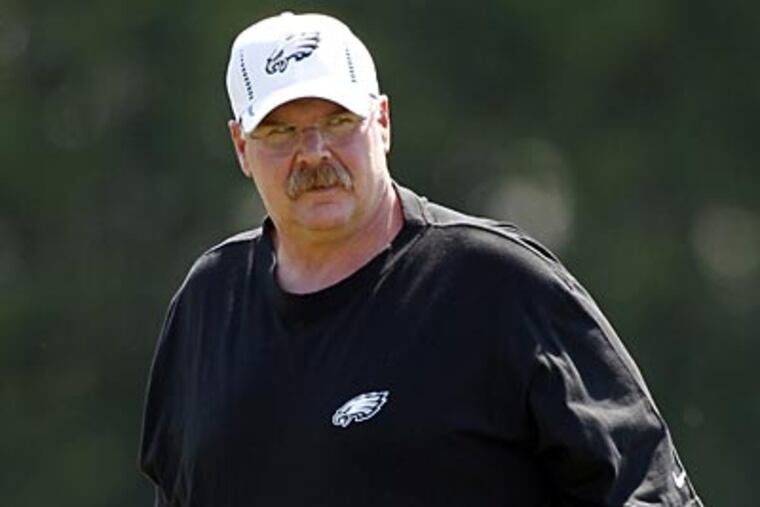 Eagles coach Andy Reid has been more accommodating this offseason. (Alex Brandon/AP)
