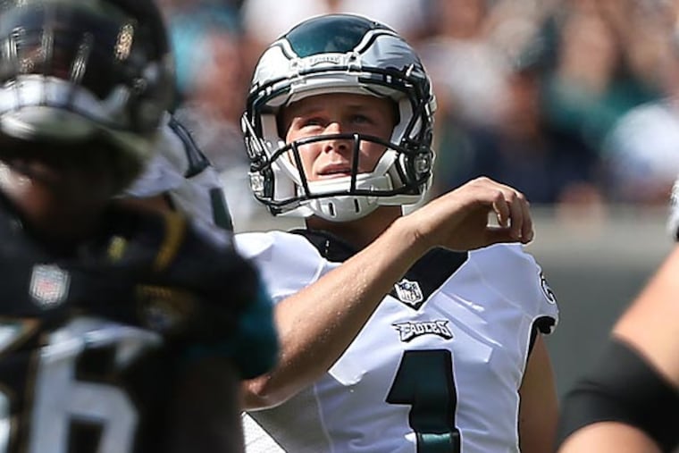 Eagles kicker Cody Parkey. (David Maialetti/Staff Photographer)