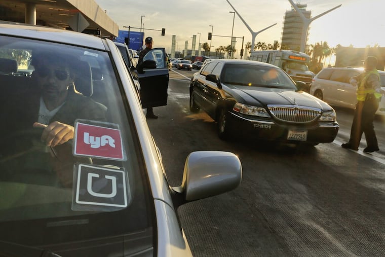 A driver for Uber and Lyft in Los Angeles. Hundreds of drivers are on strike in Los Angeles, protesting a 25-percent cut to their pay per mile.