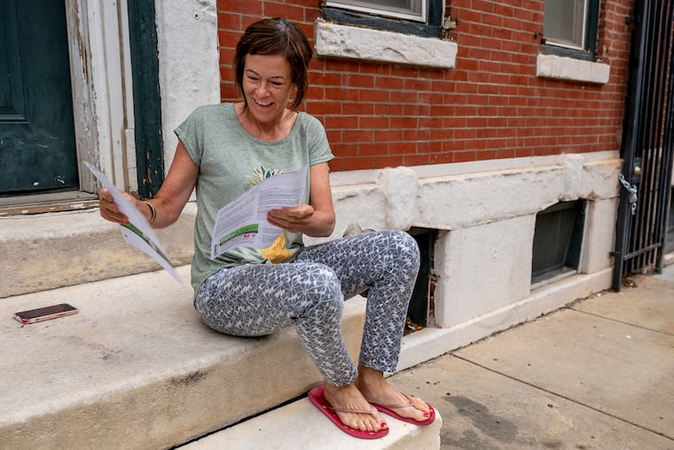 Jeannine Baldomero, like a lot of PGW customers, was hit recently with a huge bill this month. 72% of her May bill for her 1,000 square foot apartment was the weather normalization charge. She was photographed in her Spring Garden neighborhood June 22, 2022.