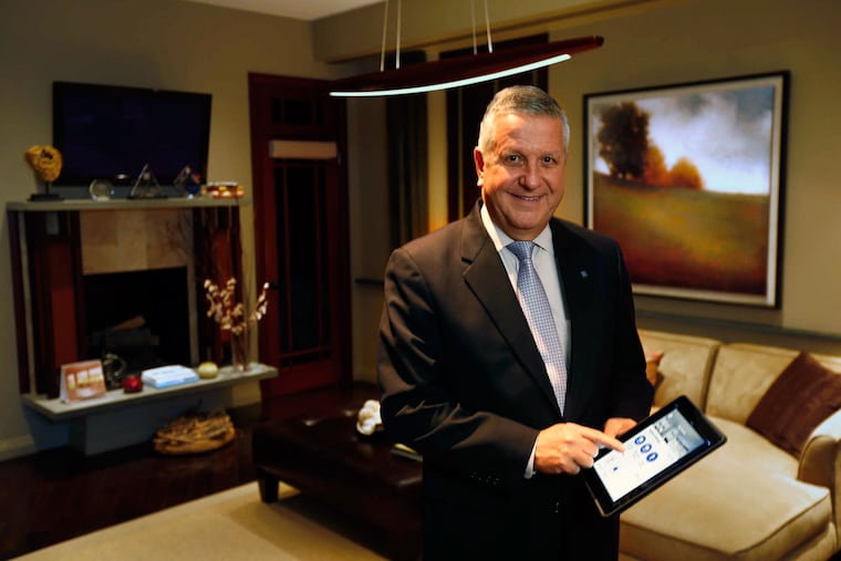 Michael Pessina, co-CEO of Lutron Electronics, whose Caseta product lets users control lights, shades, security, and temperature with a mobile app.