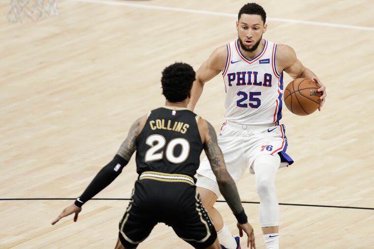 Ben Simmons was 5-for-10 from the field in Game 4.