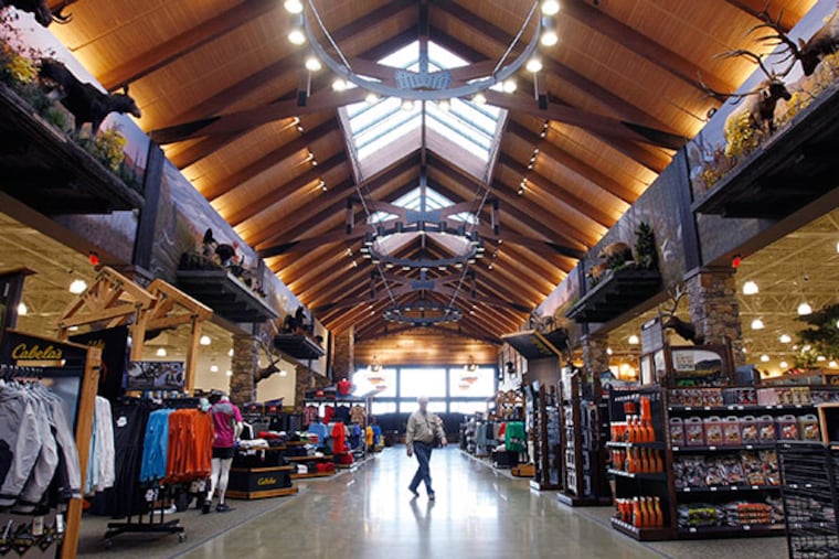 Cabela's prepares for the grand opening of their store adjacent to the Christiana Mall, Interstate 95 and Route 1 in Delaware on April 17, 2014. (MICHAEL S. WIRTZ / Staff Photographer)