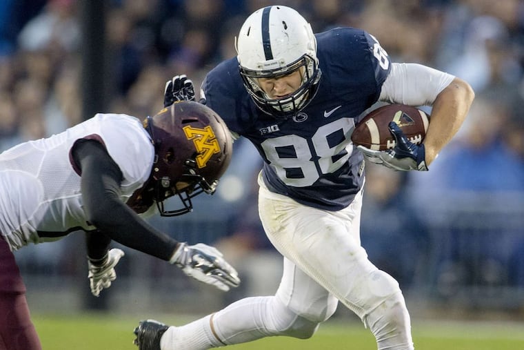 Penn State tight end Mike Gesicki will play in the Senior Bowl this month.
