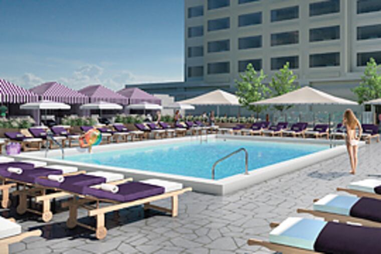 An artist's rendering of the proposed Chelsea hotel in Atlantic City.