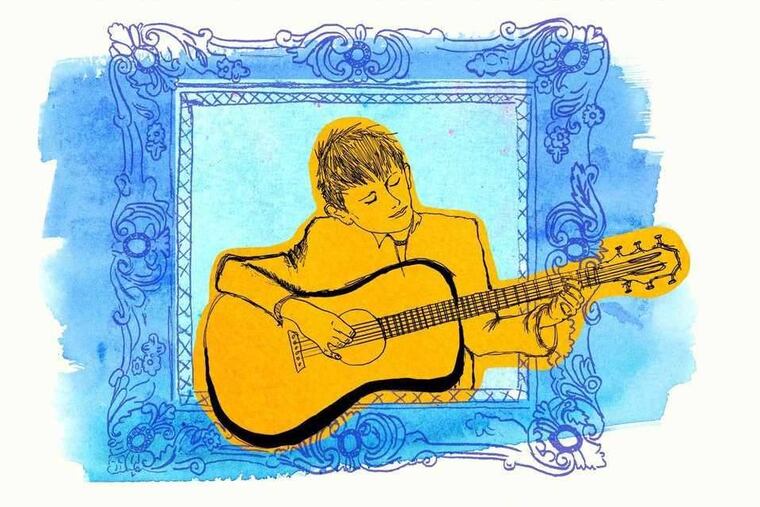 "Gus & Me: The Story of My Granddad and My First Guitar" by Keith Richards, with art by Theodora Richards.