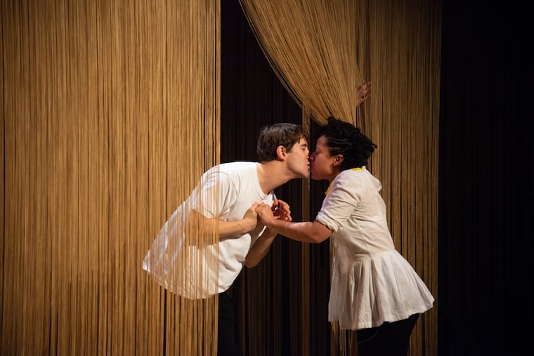 Matteo Scammell and Taysha Marie Canales in "Romeo and Juliet," through Feb. 9 at the Wilma Theater.