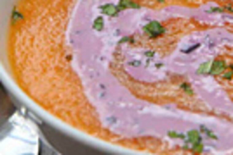 Cucumber soup from Soup Kitchen Cafe.