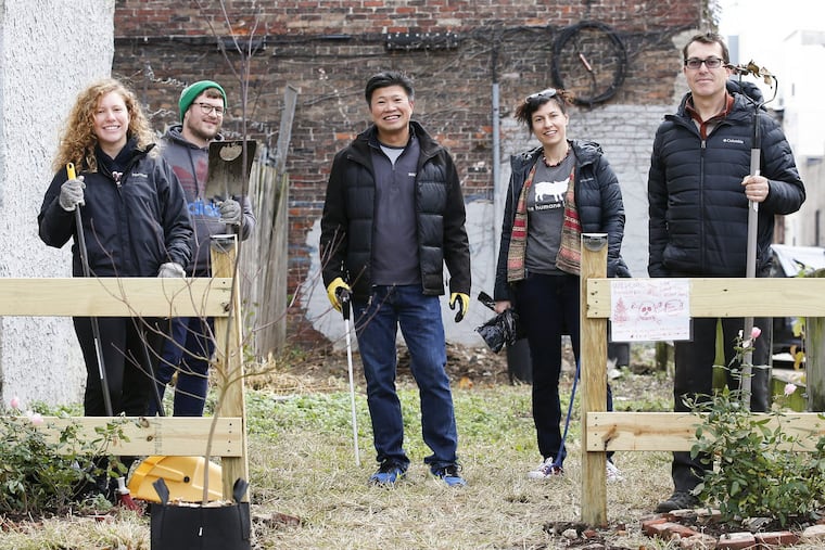 The Pierce Street Pirates (left to right): Courtney Bieberfeld, Matthew Borda, Sonny Van Ngo, Eleni Vlachos and Rob Gilbride