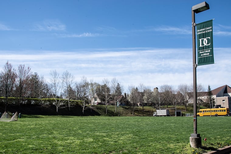 Delaware County Christian School wants to replace one of its fields with new turf, night lighting, rearranged parking and other amenities, which could possibly be rented out when not in use by students.