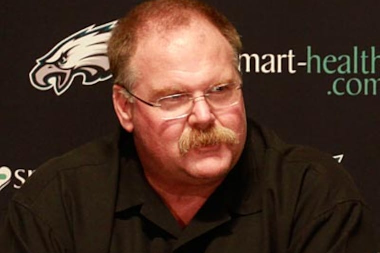 Andy Reid and the Eagles front office are regularly derided as numbers crunchers. (David Swanson/Staff Photographer)