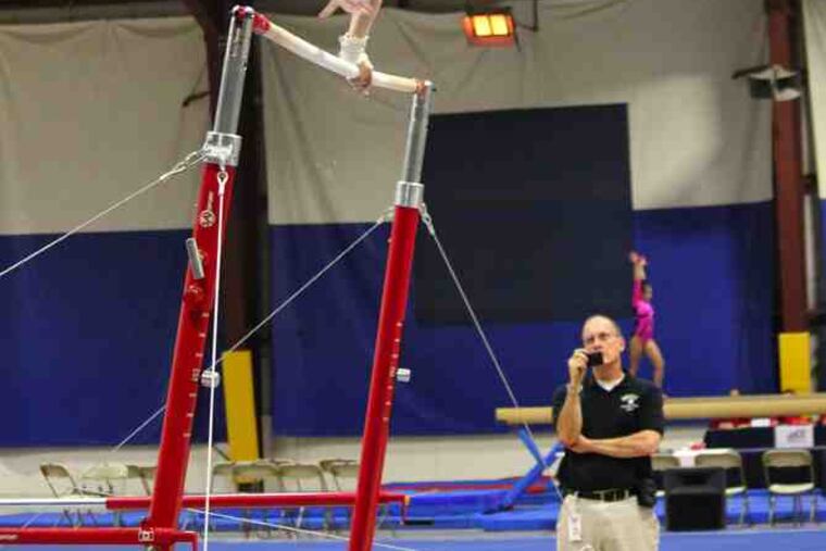 Senior Michaela Lapent says she enjoys the social aspects of gymnastics, where she feels like she is part of a team.