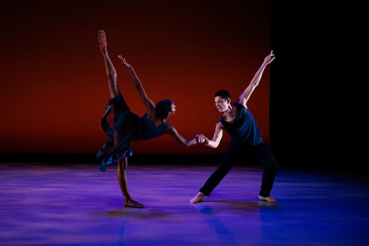 BalletX dancers Ashley Simpson and Jonah Delgado in Tiler Peck's "Umoja."
