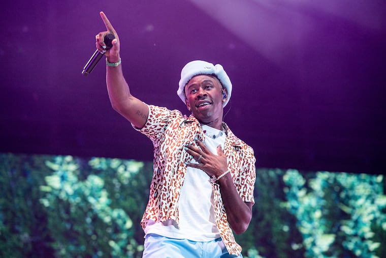 Rapper Tyler, the Creator’s GOLF WANG clothing brand is launching a collaboration with seven NFL teams, including the Eagles.