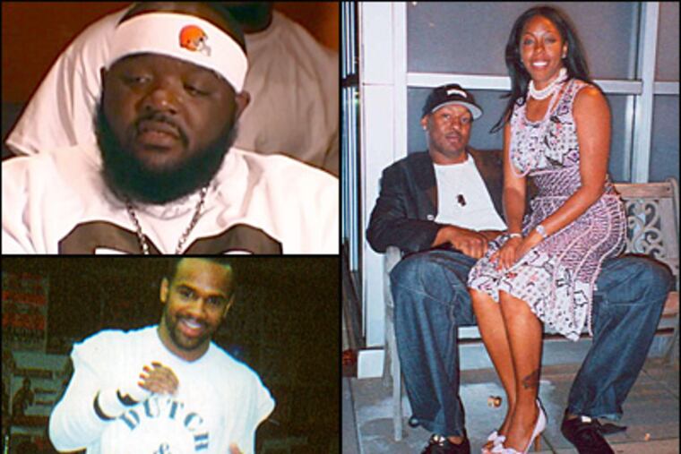 Drug dealers' testimony helped convict drug lords Alton 'Ace Coles' (top left) and Kaboni Savage (bottom left). The testimony of Chanell Cunningham helped convict her ex-lover Maurice Phillips, both seen at right.