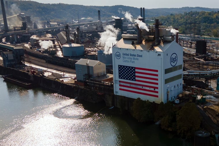 The U.S. Steel Mon Valley facility in Clairton in October. Explosions at the plant Monday left at least one worker dead.