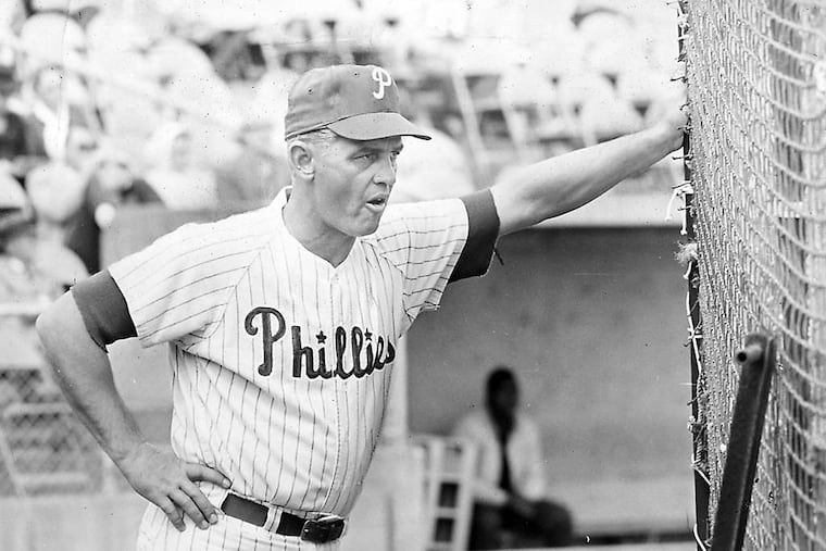 Gene Mauch was the skipper of the 1964 Phillies team that reached the brink of the World Series, before collapsing in the stretch.